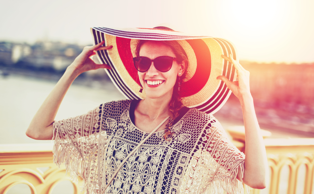 Woman Posing Smiling